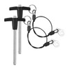 ZOWZEA 2 Pack T Handle Quick Release Pin 0.24 Inch