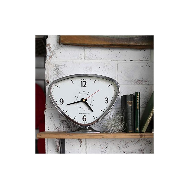 Dulton K925-1257CR Rinald Clock Chrome