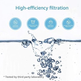 AQUA CREST Faucet Filter Replacement, Replacement for Brita® Faucet Filter, Brita® 36311 On Tap Water Filtration System, Brita® FR-200, FF-100 Replacement Filter, White (Pack of 3)