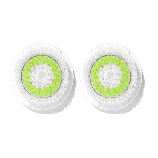 Clarisonic Acne Cleanse Facial Cleansing Brush Head Replacement Compatible with Mia 1, Mia 2, Mia Fit, Alpha Fit, Smart Profile Uplift and Alpha Fit X, 2 Count