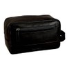Leonhard Heyden Hamburg Leather Toiletry Bag 25.5 cm, black