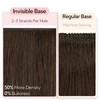 HOTBANANA Invisi Edge Clip in Hair Extensions, 14inch 100g 7Pcs