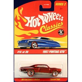 Hot Wheels 1967 Pontiac GTO (Orange) 2005 Classics 1:64 Scale Series 2 Die Cast Vehicle