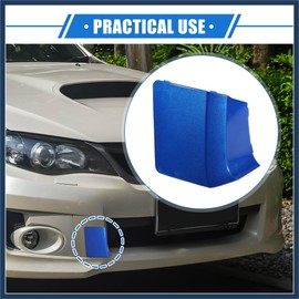 INFINAUTO Car Towing Tow Eye Hook Cover Cap Compatible for Subaru Impreza 2010-2014, Durable Plastic Blue Front Bumper Stylish Design