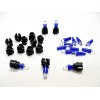 Lumiglow 15 Blue Dome LEDs Lights Bulbs 3/8 Sockets Instrument