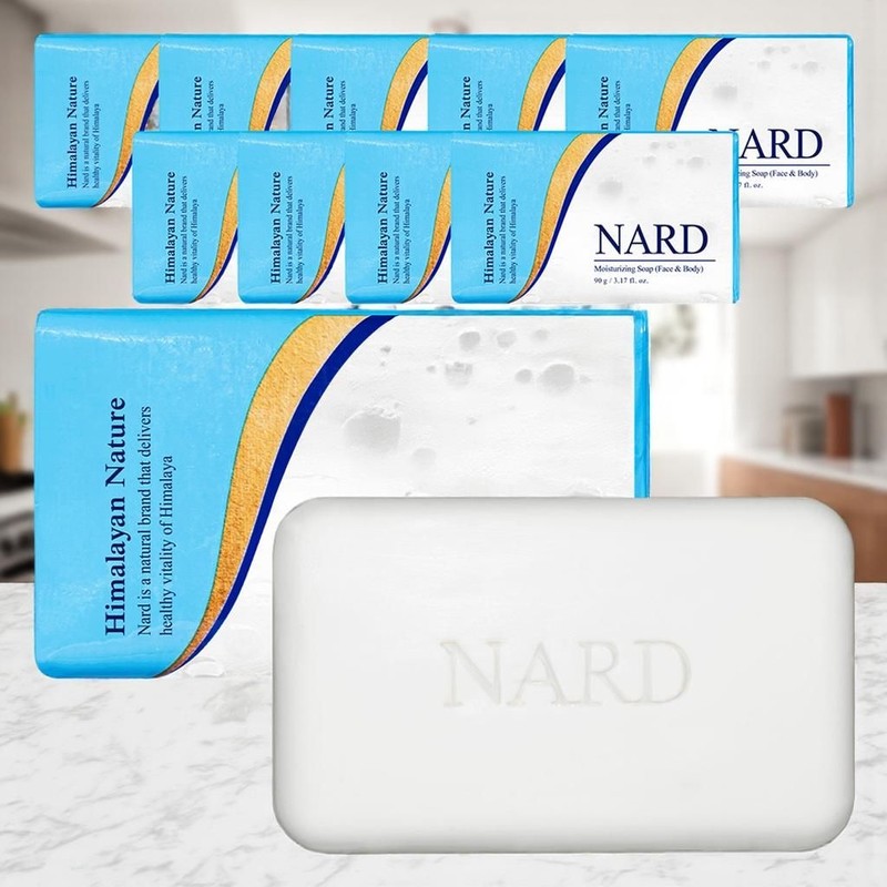 Nard Cleansing Bouquet Garni Moisture Face Wash Soap 90g 10pcs