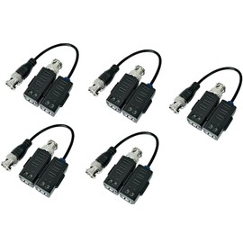 PACE FS-HDP4102C Single Channel 4K HD CVI/TVI/CVBS/AHD Passive Video Balun Screw Terminal (5 Pairs)