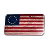 Rustic Betsy Ross 1776 Distressed Flag Rectangle Lapel Pin Tie