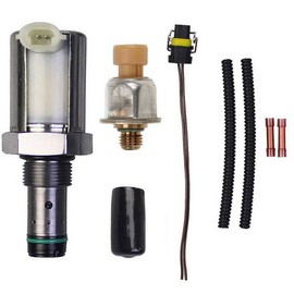 GXARTS Fuel Injection Pressure Regulator Valve & Sensor IPR & ICP Compatible with Ford F250 F350 F450 E350 E450 6.0L 2003 2004 2005 2006 2007 2008 2009 2010
