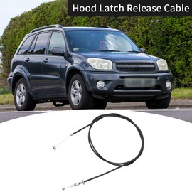 Front Hood Latch Cable Hood Release Cable Hood Control Cable - Compatible for Toyota RAV4 2001-2005 - Replace Part 5363042060