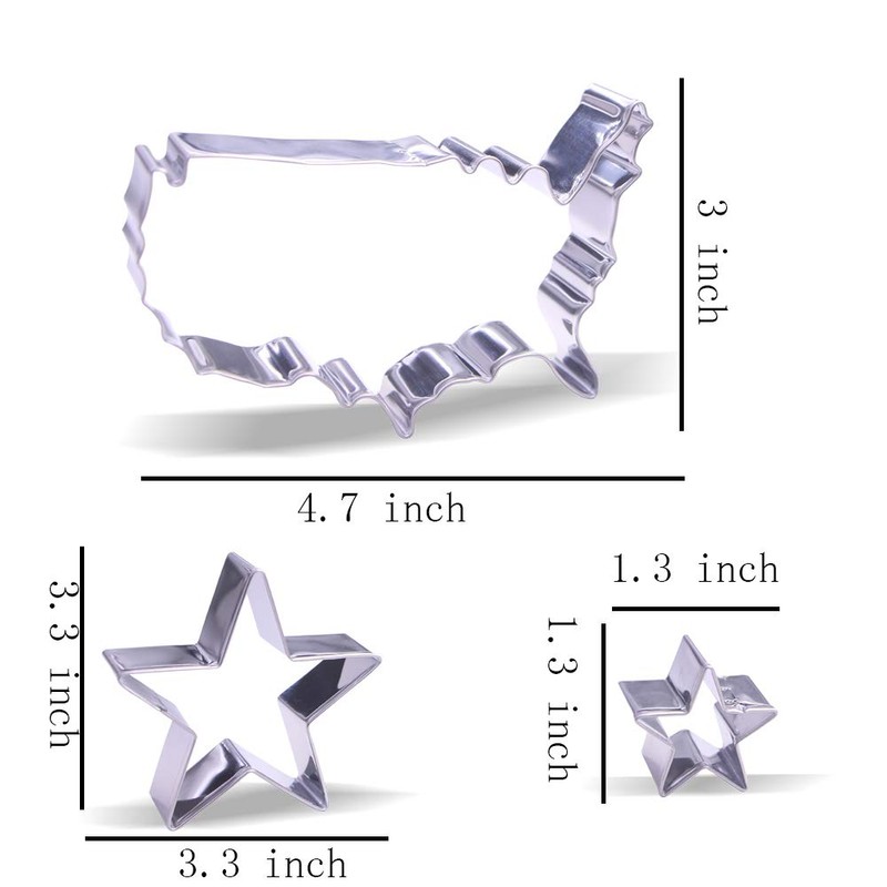 4th of July Cookie Cutter Set - 8 Piece -