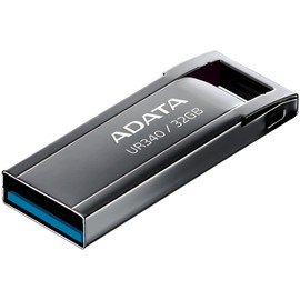 ADATA Memoria USB Royal UR340, 32GB, USB Tipo A3.2 Gen 2 Color Negro, AROY-UR340-32GBK