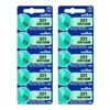 Murata 321 Battery SR616SW 1.55V Silver Oxide Watch Button Cell