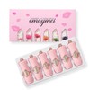 6Pcs Crystal Clear Flower Jelly Lipstick Set Long Lasting Moisturizing