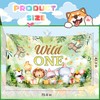 Jungle Safari Birthday Decorations Backdrop - 5.9 * 3.6ft Wild