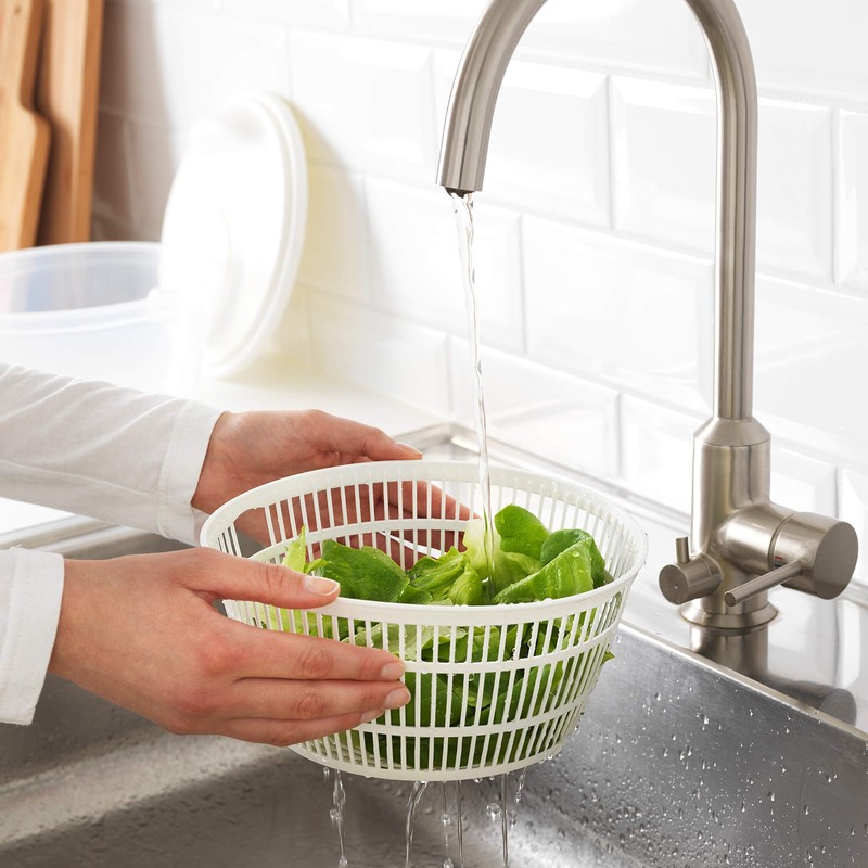 OPTIVICE Plastic 5L Salad Spinner Large | Large Capacity with