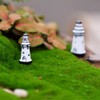 Mipcase 30 Pcs Mini Lighthouse Decor, Resin Lighthouse Outdoor Decor
