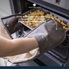 MasterClass Deluxe Professional Oven Gloves, Heat Resistant and Double-Sided Mitts,