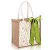 Paterr Wedding Burlap Tote Bags with Handle Jute Gift Bags