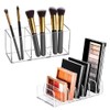 Organizador Brochas y Paletas Maquillaje Transparente Acrílico