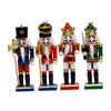 Milageto 4Pcs Nutcracker Statue Desktop Ornament Decor Housewarming Gift Nutcracker