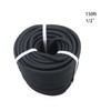 HOSTIC 1/2IN X 200FT 48 Strands Black Polyester Braided Rope