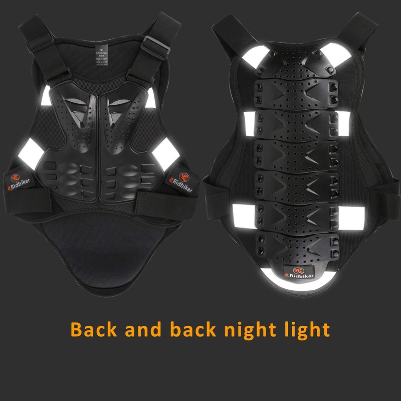 RIDBIKER Chest Protector Motorcycle, Dirt Bike Gear Body Armor Vest