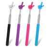 Lnngub Pack of 4 Extendable Pointer Sticks, Stainless Steel Children's
