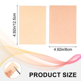 50uds Juego de Pegatina Cubre Tatuaje, 12,5x8cm 2 Colores Parche Cubrir Tatuaje Ultrafinos de Tela No Tejida Transpirables para Cubrir Cicatrices y Marcas Nacimiento(Piel Clara y Tono Medio)