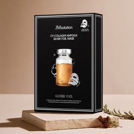JM Solution C9 Collagen Ampoule Silver Foil Mask 35ml 10 Sheets / 제이엠솔루션 C9 콜라겐 앰플 실버 호일 마스크 35ml 10매