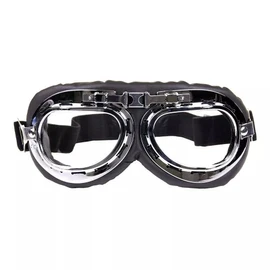 Repro British Military Flying Goggles WW2 RAF Pilot Chrome Biker Goggle Aviator