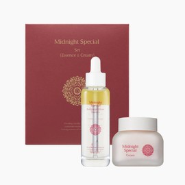 Charmzone 참존 미드나이트 보습 진정 스페셜 듀오세트(달맞이 에센스+크림) Charmzone Midnight Moisturizing Calming Special Duo Set (Evening Primrose Essence + Cream)