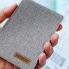 Vedicci Porta Pasaporte para Viaje de Tela. Cartera para pasaporte