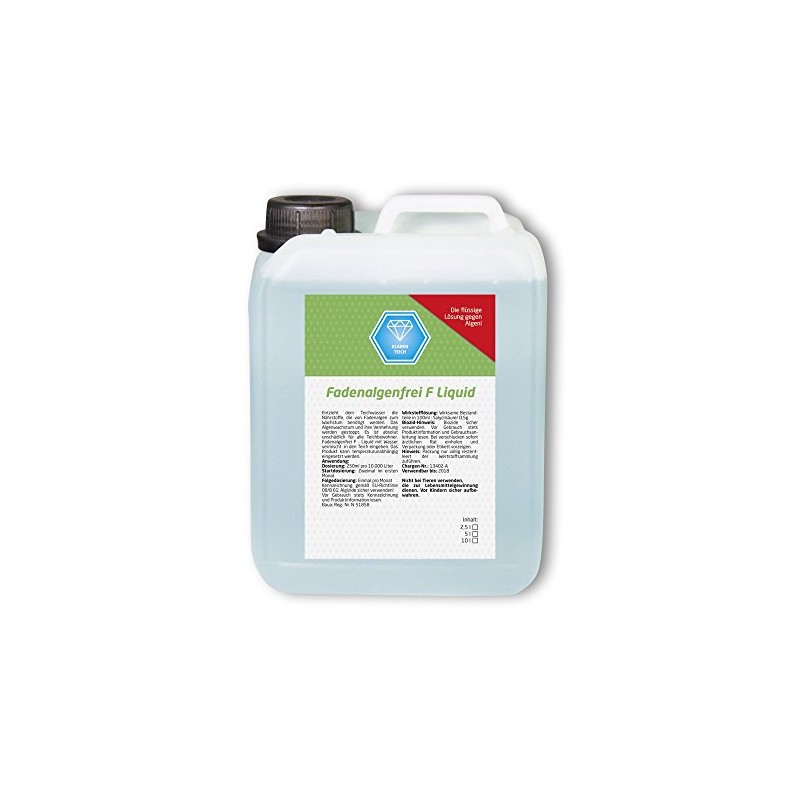 Fadenalgenfrei F Liquid 5 L Thread Algae Killer Thread Algae