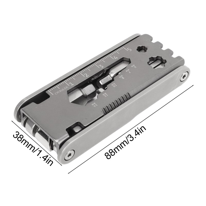 Bike Multi Tool Stainless Steel 17 in 1 Multi Function