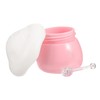 Healeved 4 Sets Cute Container Refillable Cream Jar Portable Sample