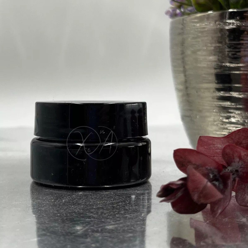Xena Tarro Plastico Negro Cosmetico 50 Ml Pomadero Crema X