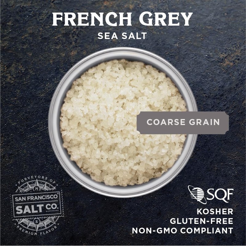 French Grey Sea Salt 2 lb Bag – Coarse Grain