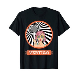 Vertigo funny design Casual Beach Street Style Unisex Tee.