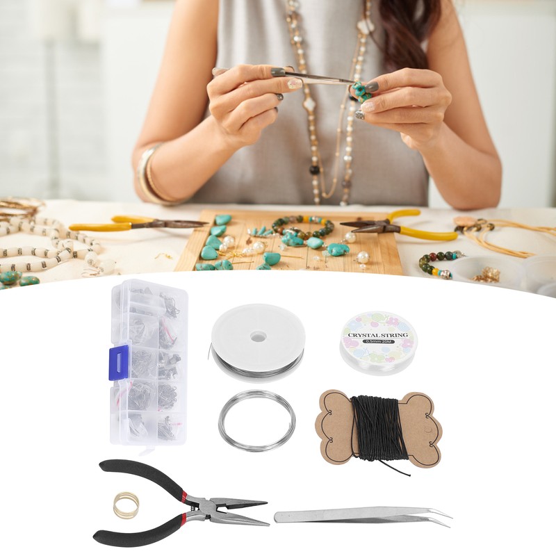 Jewelry Making Tool Kit Earring Crafts DIY Lobster Clasp Wax