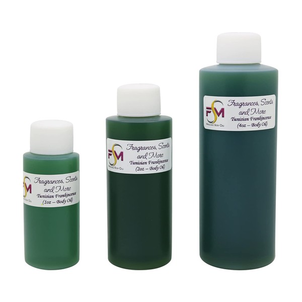 Tunisian Frankincense Perfume/Body Oil - 1 Fl Oz Glass Roll
