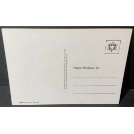 VTG Giordano Christmas Postcard Sad Sam Stocking Candy Cane Toy Soldier UNUSED