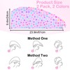 Basumee Microfiber Hair Towel Wrap for Kids 2 Pack Rapid