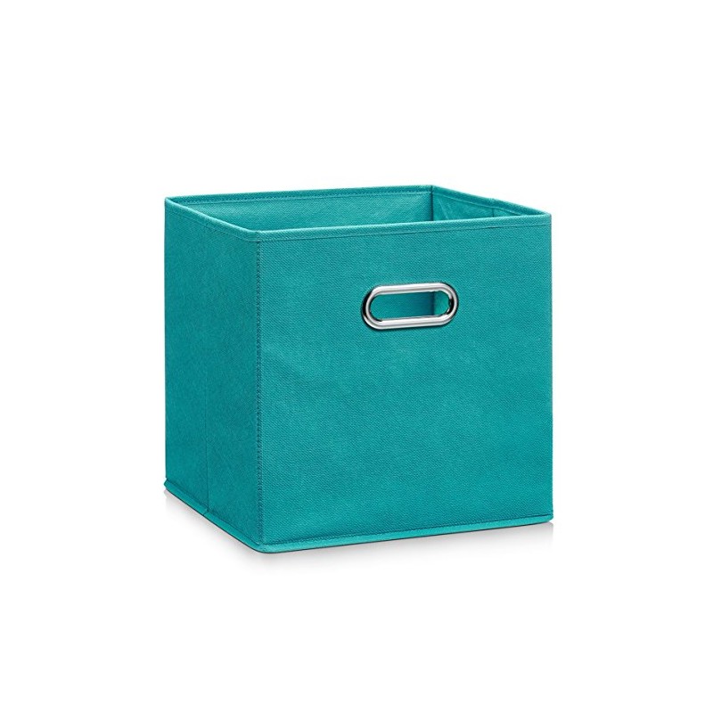 Zeller Present 14138 Fleece Storage Box, Petrol