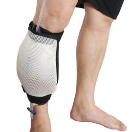 DOPHO Breathable Soft Mesh Ostomy Bag Cover Attaching to Legs for Men and Women Colostomy Bag Protector Reusable Stoma Pouch Support Cover Ostomy Bag Holder