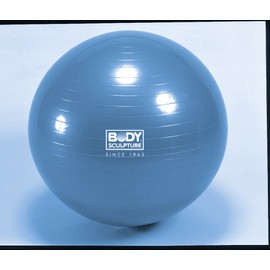 Body Sculpture 65cm (26") Anti Burst Blue Exercise Gym Ball with 6" Pump