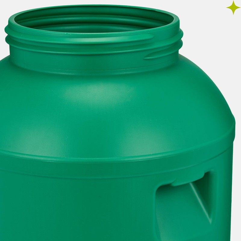 Garronda Wide-Neck Barrel 20 Litre Plastic Container with Lid GD-0142