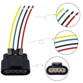 OXCANO Fuel Pump Tank Sending Unit Connector Wiring Harnesses 15306360, 19152589, 19300465, 13580864, 13587142