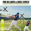 Hikeen Portable Baseball Swing Trainer with Auto Reset Tethered Ball
