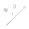 URBEST Bird Food Holder, Bird Feeders, Stainless Steel Parrot Fruit